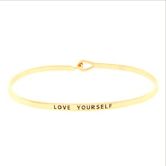 Fresh &Co. Jewelry - ❣️Fresh & Co “Love Yourself” Gold Bracelet